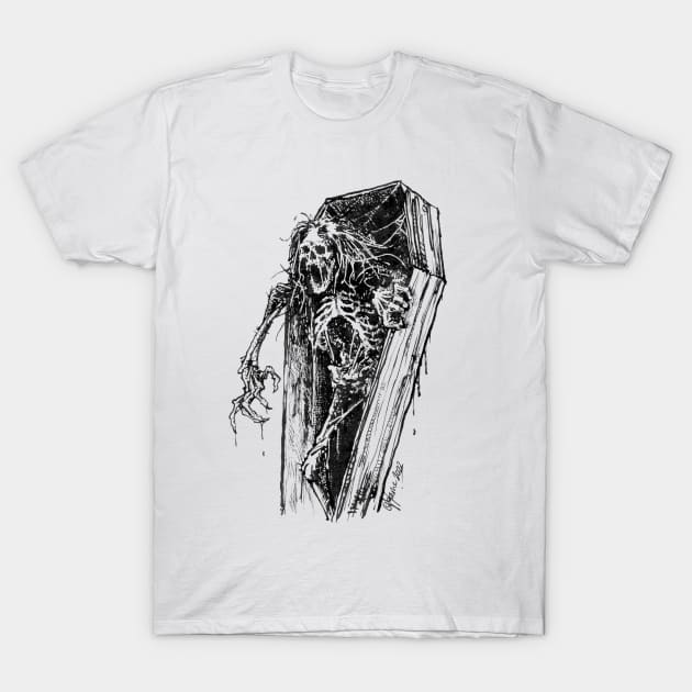 Coffin Creep T-Shirt by Defameart